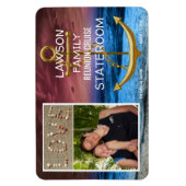 Anker Cruise Stateroom Deur Marker Reunion Foto Magneet (Verticaal)