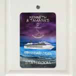 Anker Cruise Stateroom Deurmarker Jubileum Magneet<br><div class="desc">Cruiseschip Anker Bruiloft Jubileum Pensioen Reizen Water Goud Schip Ocean Cruise Reis Stateroom Deur Marker Koppels Cabine Cruises</div>