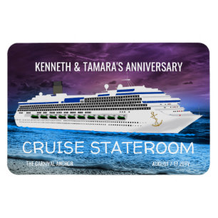 Anker Cruiseschip Stateroom Deur Marker Reunion Magneet