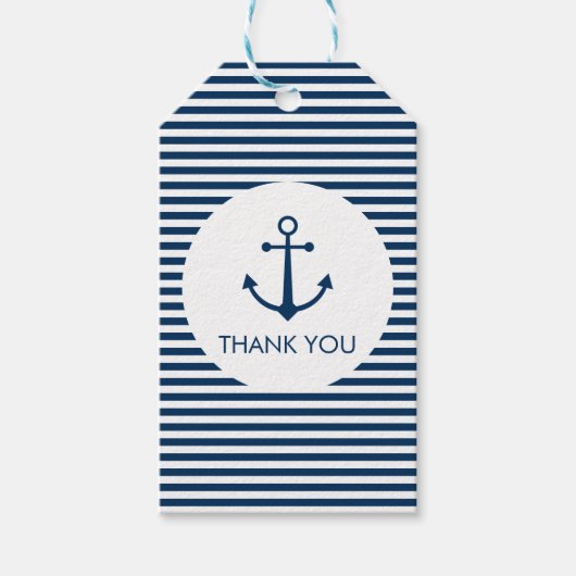 Anker dank u cadeaulabel (Voorkant)