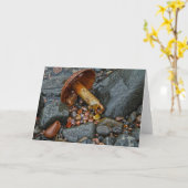 Anker en agaat wenskaart kaart (Gele Bloem)