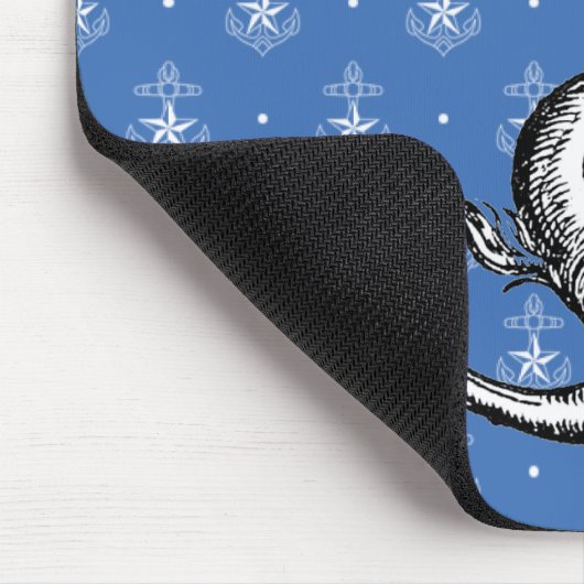 Anker en Dolphin Nautical Muismat (Hoek)