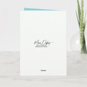 Anker en kruis in de golven van de oceaan die aan  kaart (Achterkant)