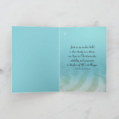 Anker en kruis in de golven van de oceaan die aan  kaart (Binnen)