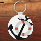 anker en levenspaar sleutelhanger (Voorkant)