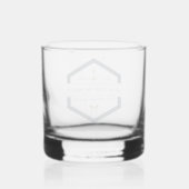 Anker en oor | Naam vaartuig Whisky Glas (Achterkant)