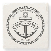 Anker- en ringfamilie/bootstaartwit-Onderzetter