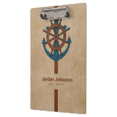 Anker en roer klembord (Links)