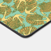 Anker en schalen in een  stijlpatroon bureaumat (Hoek)