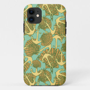 Anker en schalen in een  stijlpatroon Case-Mate iPhone case