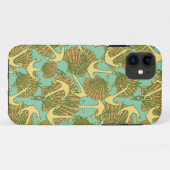 Anker en schalen in een  stijlpatroon Case-Mate iPhone case (Achterkant (horizontaal))