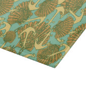 Anker en schalen in een  stijlpatroon snijplank (Hoek)