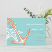 Anker en Star Fish Kaart (Staand voorkant)