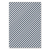 Anker en Strepen Nautische Zitplaatskaart Kaart (Achterkant)