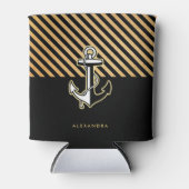 Anker en Stripes Blikjeskoeler (Voorkant)