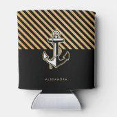 Anker en Stripes Blikjeskoeler (Achterkant)