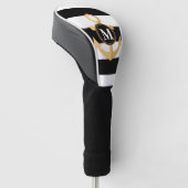 Anker en Stripes Golfheadcover (Schuin)