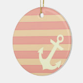 Anker en Stripes Keramisch Ornament (Links)