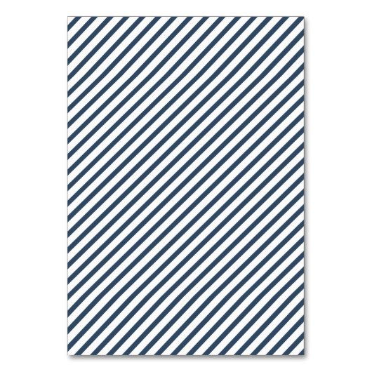 Anker en Stripes Nautische Zitplaatsen Kaart (Achterkant)