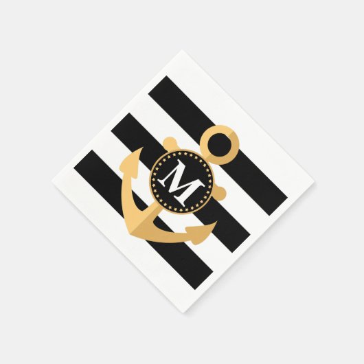 Anker en Stripes Servet (Hoek)