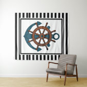 Anker en Stripes Wandkleed (In Situ (horizontaal))