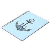 Anker en vuurtoren (versie 1) notitieboek (Linkerzijde)