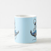 Anker en vuurtoren (versie 2) koffiemok (Center)