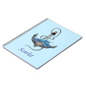  anker en vuurtoren (versie 2) notitieboek (Linkerzijde)