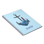  anker en vuurtoren (versie 3) notitieboek (Rechterzijde)