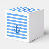 Anker en witte blauwe strepen bedankdoosjes (Achterkant)