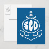 Anker en Zee Briefkaart (Voorkant / Achterkant)