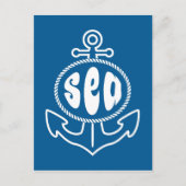 Anker en Zee Briefkaart (Voorkant)