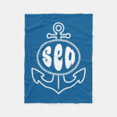 Anker en Zee Fleece Deken (Voorkant)