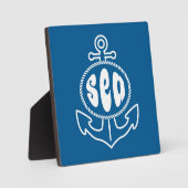 Anker en Zee Fotoplaat (Voorkant)