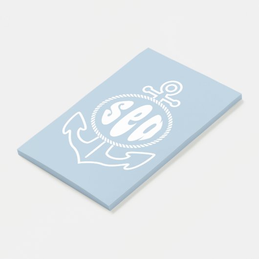 Anker en Zee Post-it® Notes (Schuin)