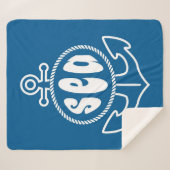 Anker en Zee Sherpa Deken (Voorkant (horizontaal))