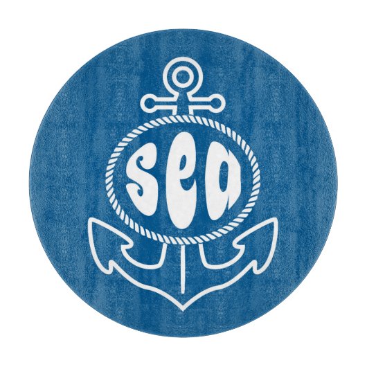 Anker en Zee Snijplank (Voorkant)