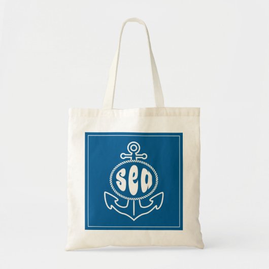 Anker en Zee Tote Bag (Voorkant)