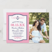 Anker Foto Opslaan Trouwdatum Kaart (Voorkant)