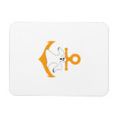 Anker geest Halloween Magneet (Horizontaal)