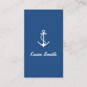 Anker Gevist Boot Excursies Boat Charter Visitekaartje (Voorkant)