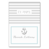 Anker Grijs Nautische Zitting Kaart (Voorkant)