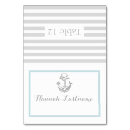 Anker Grijs Nautische Zitting Kaart