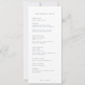 Anker herald bruiloft programma (Achterkant)