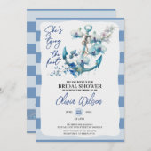 Anker Het knopen van het Nautisch Vrijgezellenfees Kaart (Voorkant / Achterkant)