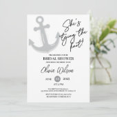 Anker Het knopen van het Nautisch Vrijgezellenfees Kaart (Staand voorkant)