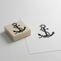 Anker Houten Kunst Stempel