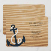 Anker in het Zand Kaart (Voorkant / Achterkant)