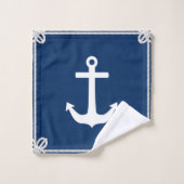 Anker in Lijst Nautisch Bad Handdoek (Wasdoekje)