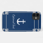 Anker in Lijst Nautisch Case-Mate iPhone Case (Achterkant (horizontaal))